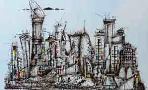 This Artist Portrays The Skylines Of Cities In A Surreal Way