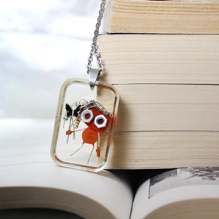 I Turned Electronic Components Into Adoptable Tiny Robots