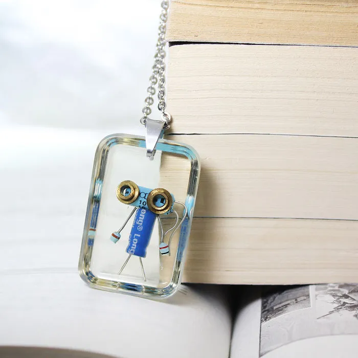I Turned Electronic Components Into Adoptable Tiny Robots