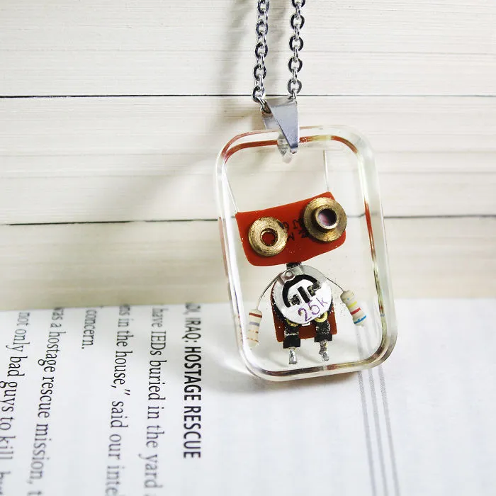 I Turned Electronic Components Into Adoptable Tiny Robots