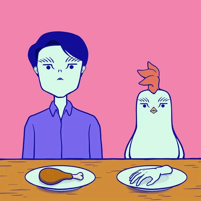 South Korean Artist Inverts The Roles Of People And The Things Around Them In His 30 Absurd Comics