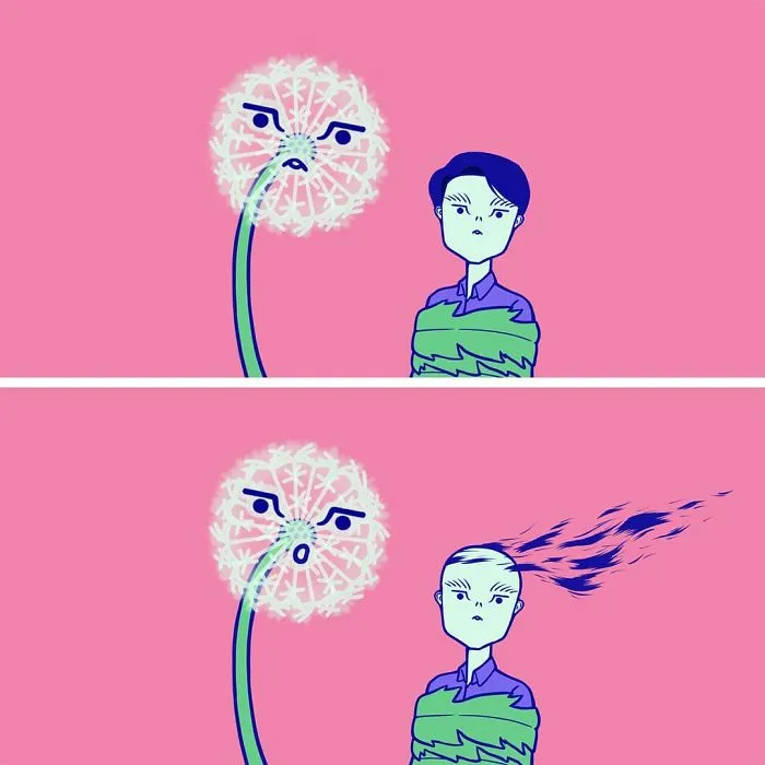 South Korean Artist Inverts The Roles Of People And The Things Around Them In His 30 Absurd Comics