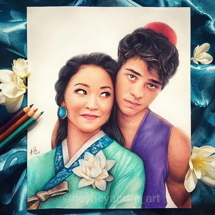 Noah And Lana Condor As  Aladdin And Jasmine