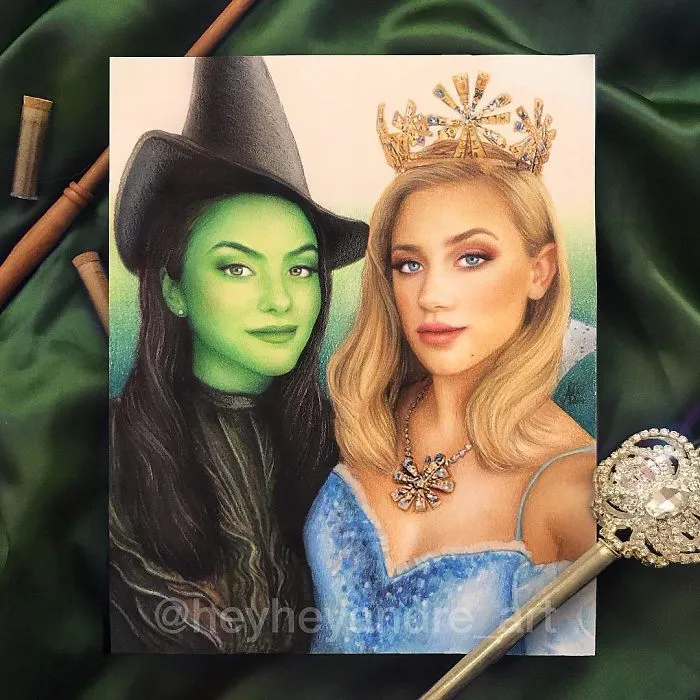 Camila Mendes And Lili Reinhart As Elphaba And Glinda