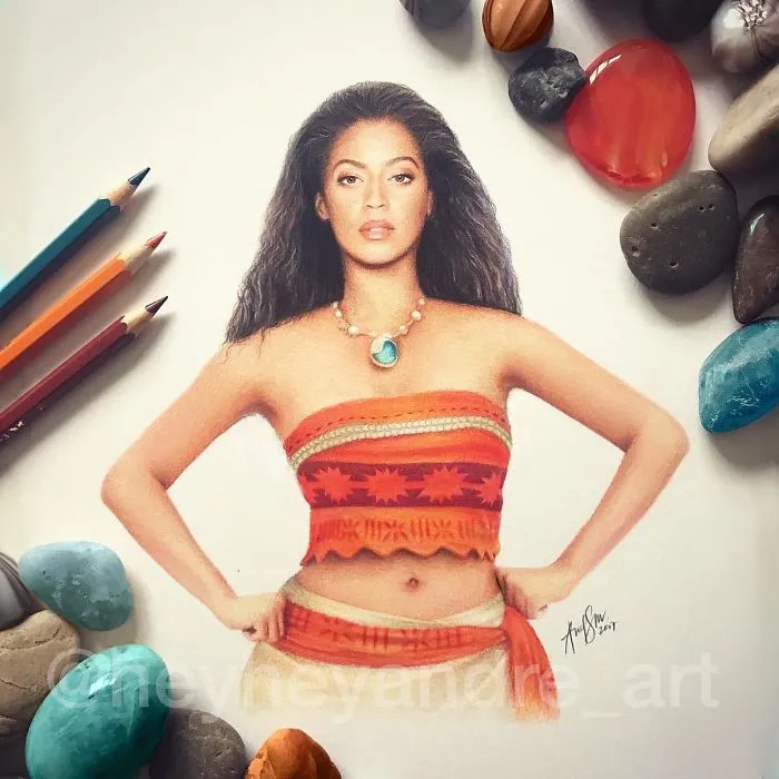 Beyonce As Moana