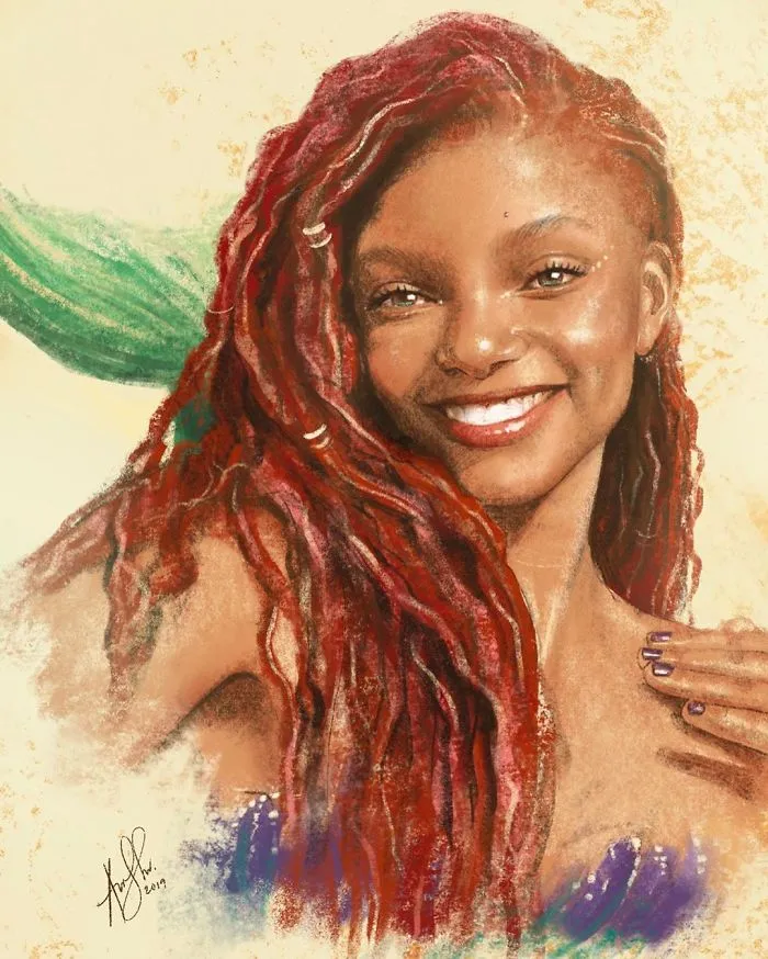 Halle Bailey As Ariel