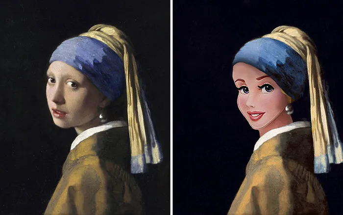 Girl With A Pearl Earring / Sleeping Beauty