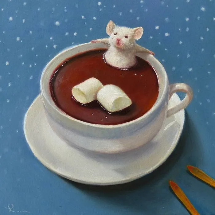 Artist Places Mice In Human Situations In Her 60 Illustrations 