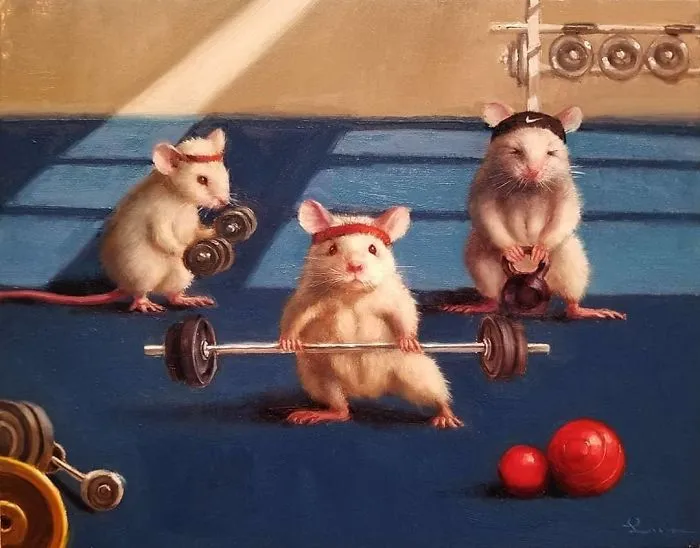 Artist Places Mice In Human Situations In Her 60 Illustrations 