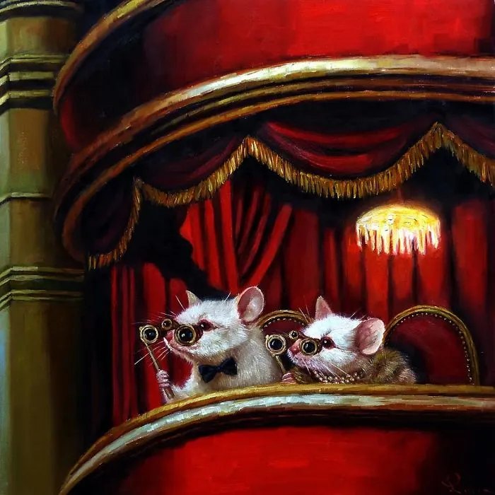 Artist Places Mice In Human Situations In Her 60 Illustrations 