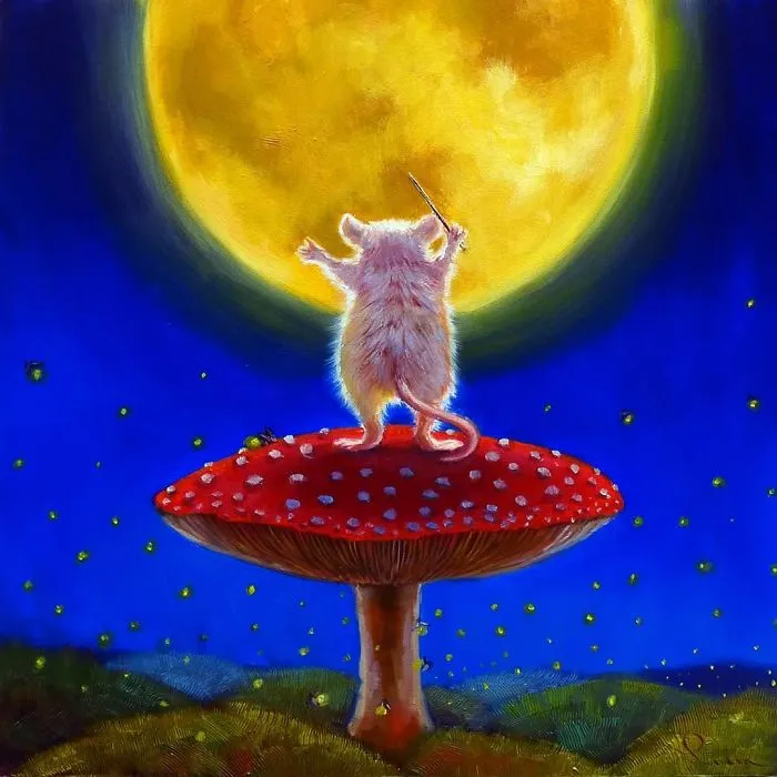 Artist Places Mice In Human Situations In Her 60 Illustrations 