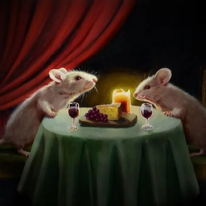 Artist Places Mice In Human Situations In Her 60 Illustrations 