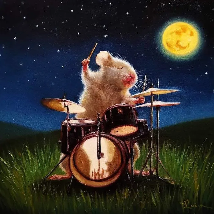 Artist Places Mice In Human Situations In Her 60 Illustrations 
