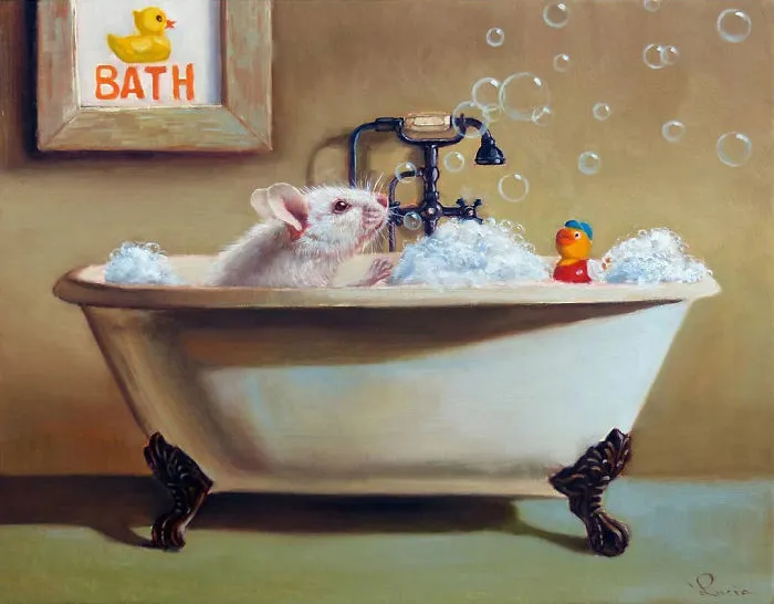 Artist Places Mice In Human Situations In Her 60 Illustrations 