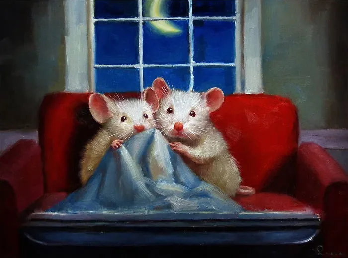 Artist Places Mice In Human Situations In Her 60 Illustrations 