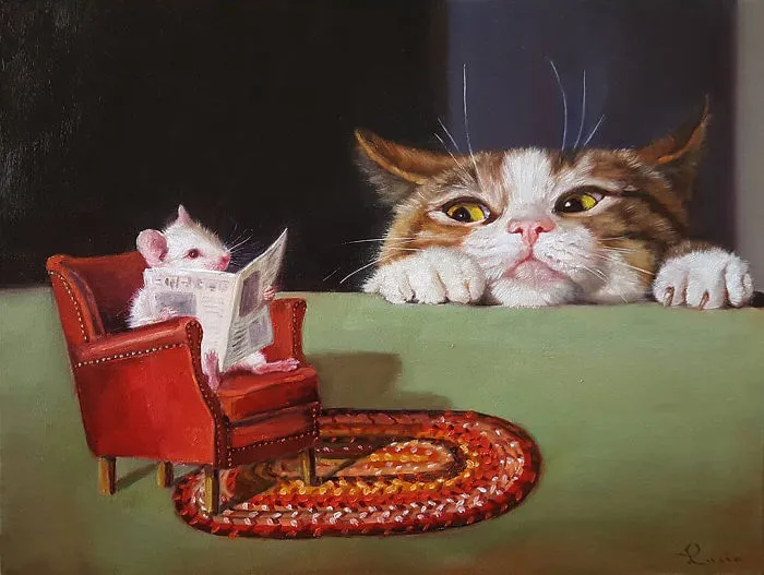 Artist Places Mice In Human Situations In Her 60 Illustrations 