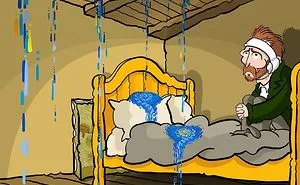 I Recreate The Life Of My Favorite Artist, Vincent Van Gogh, In His Own Art Style (30 Pics)
