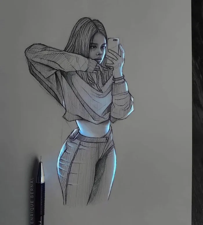 Este artista mexicano consigue que sus dibujos reluzcan con una técnica única, y el resultado es alucinante