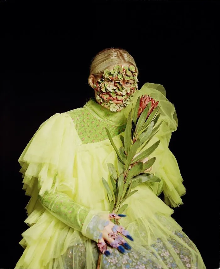 This Russian Artist Dresses Herself And Her Models In Surreal And Weird Costumes Made Out Of Vegetables, Fruits And Plants (74 Pics)