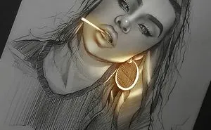 Mexican Artist Uses Unique Technique To Make His Drawings Glow, And The Result Is Mesmerizing