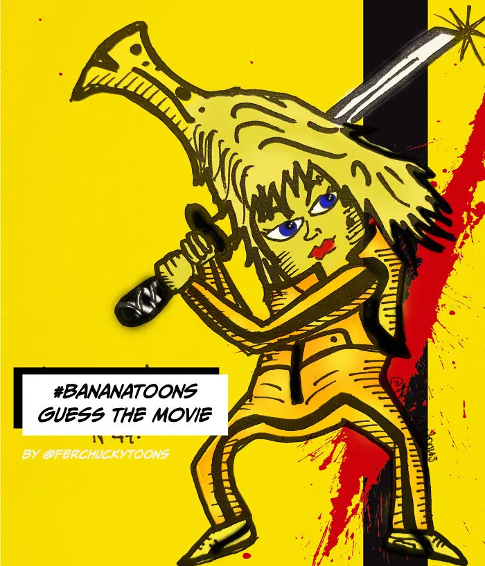 My 'Guess The Movie' Quiz With Funny Bananas (77 Pics)