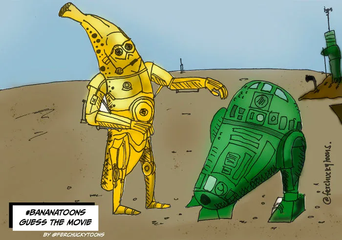 My 'Guess The Movie' Quiz With Funny Bananas (77 Pics)