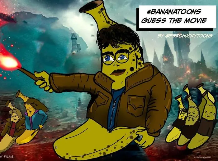 My 'Guess The Movie' Quiz With Funny Bananas (77 Pics)