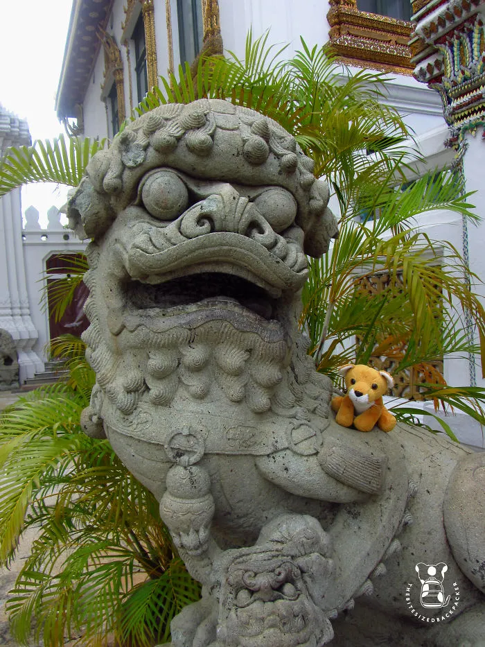 Paying A Social Call At The Grand Palace In Bangkok, Thailand