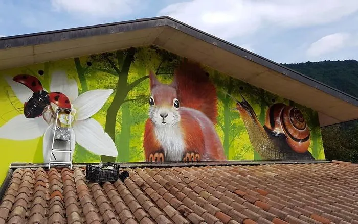 30 Pics Of 3D Street Art That Interacts With Its Surroundings, Created By Caiffa Cosimo
