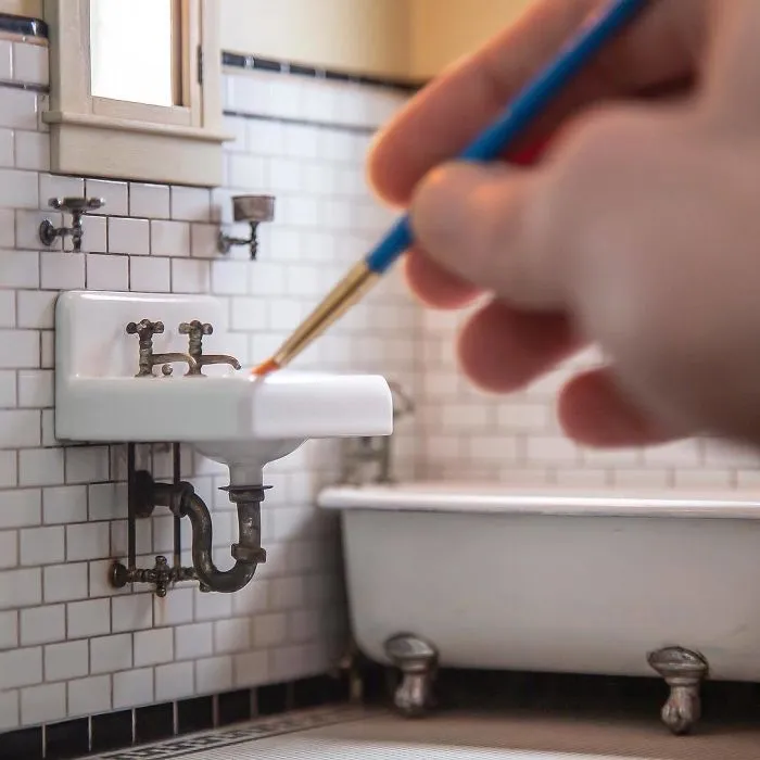 30 Historically Accurate Miniature Rooms That This Artist Builds On A 1:12 Scale