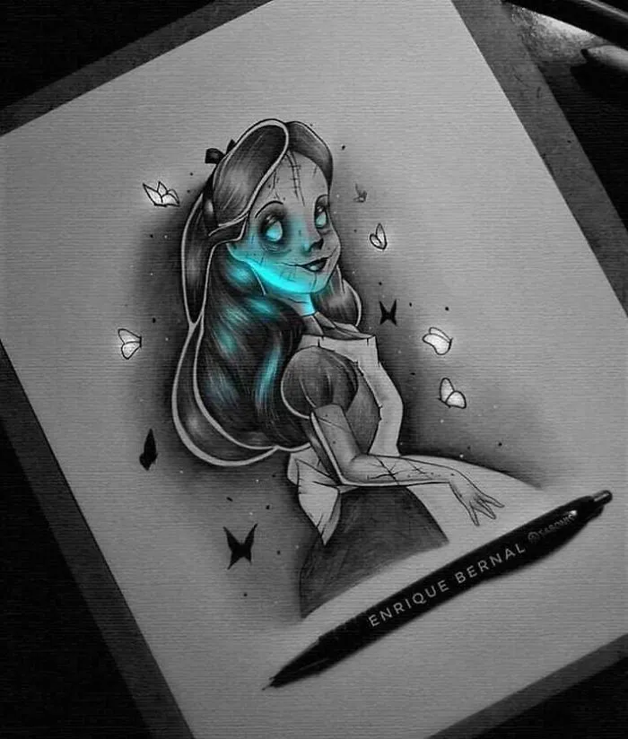 Este artista mexicano consigue que sus dibujos reluzcan con una técnica única, y el resultado es alucinante