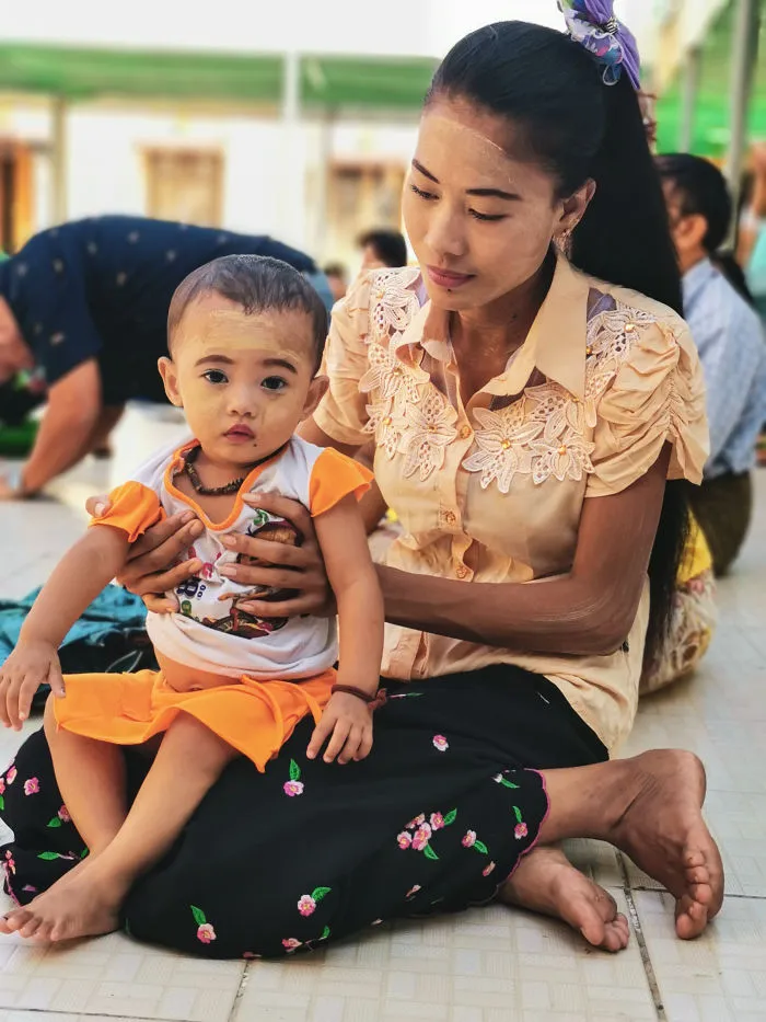 Mother And A Child