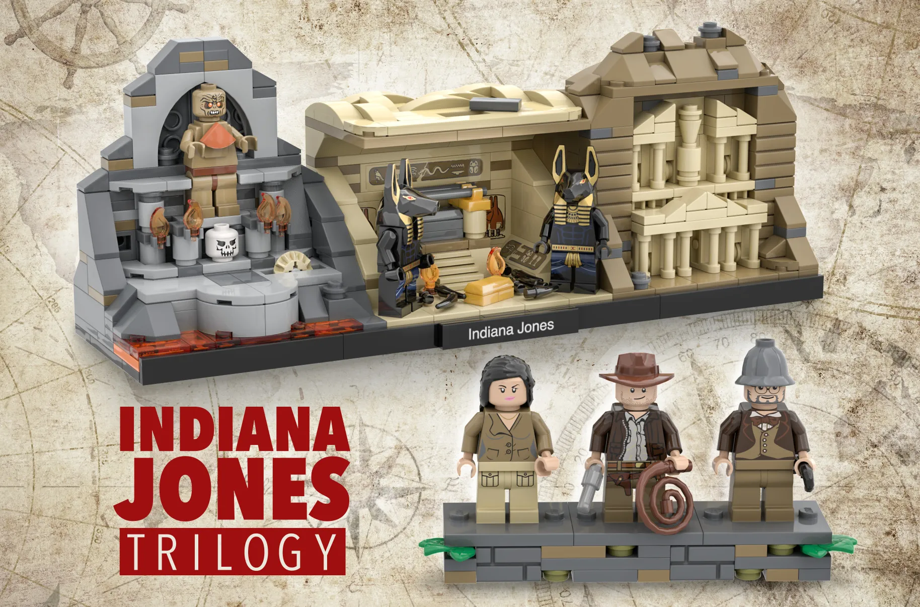 I Designed An Indiana Jones LEGO Tribute