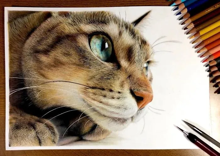 23 Hyper-Realistic Artworks Of Cats That Are Hard To Believe Aren't Photographs By A Japanese Artist