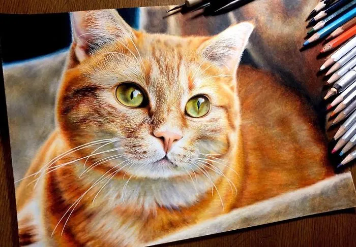 23 Hyper-Realistic Artworks Of Cats That Are Hard To Believe Aren't Photographs By A Japanese Artist
