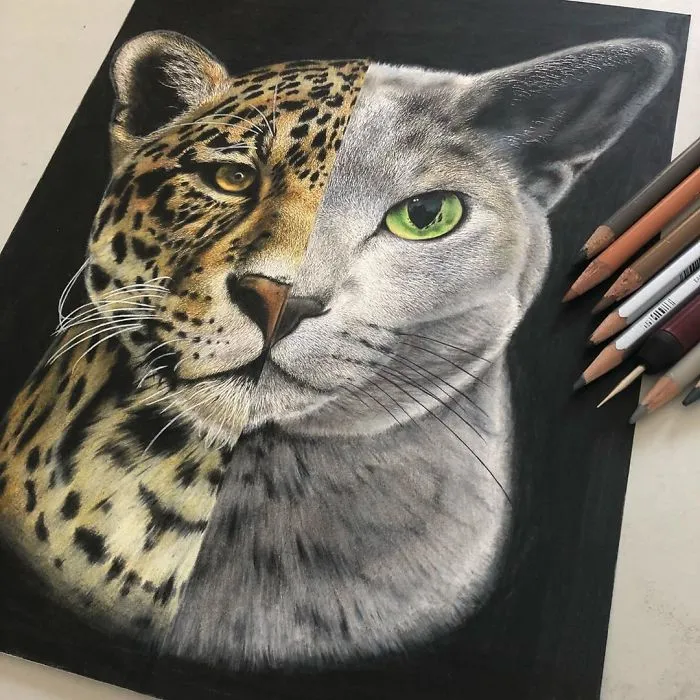 23 Hyper-Realistic Artworks Of Cats That Are Hard To Believe Aren't Photographs By A Japanese Artist