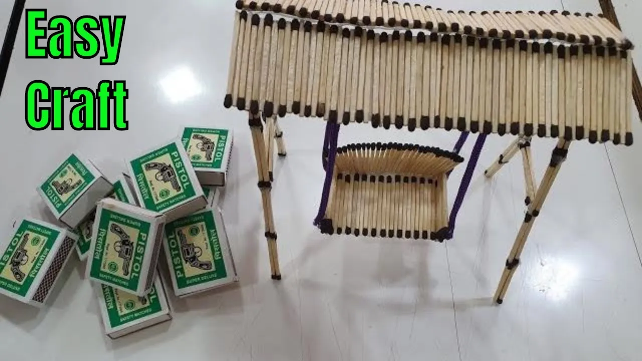 Matchstick Art And Craft Ideas