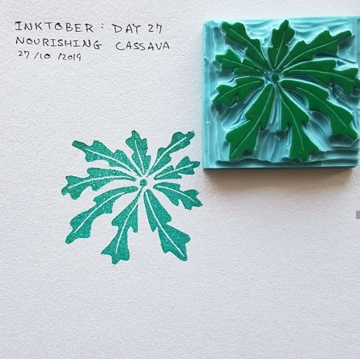 I Made Art With A £5 Rubber Stamp DIY Kit