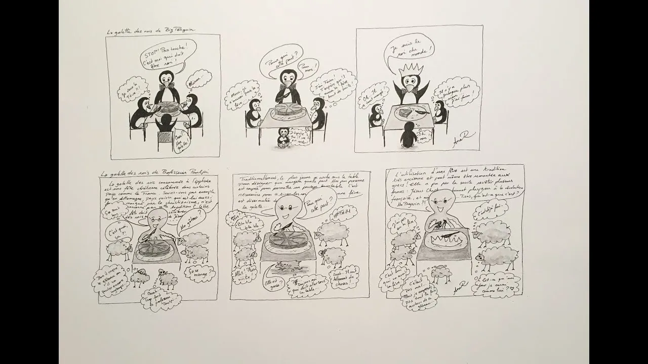 I Draw My First Comic With The Main Characters Of My Blog