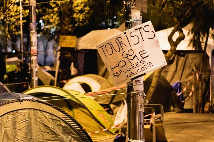 Refugees In Barcelona