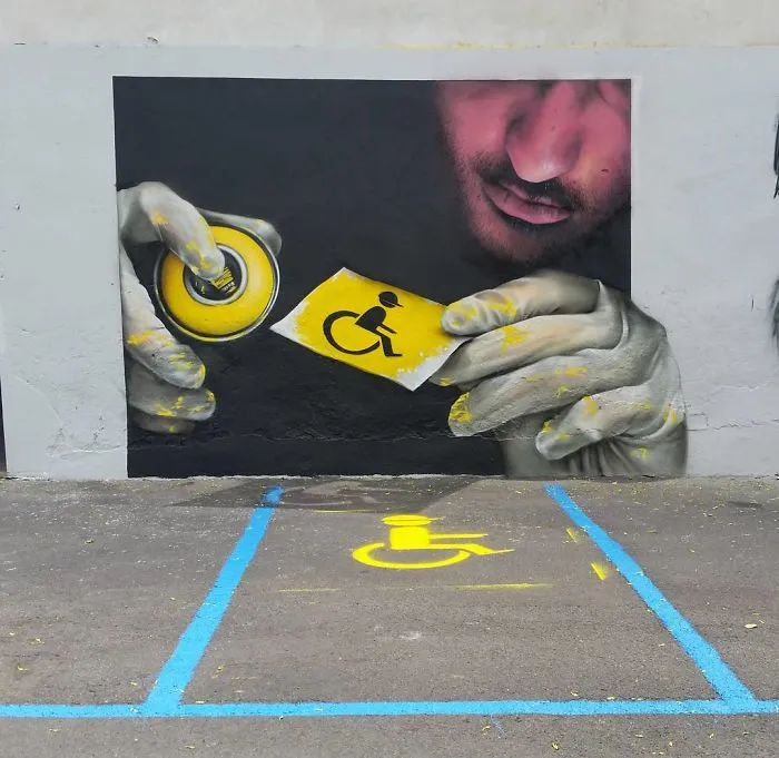 30 Pics Of 3D Street Art That Interacts With Its Surroundings, Created By Caiffa Cosimo
