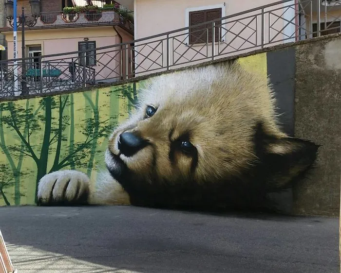 30 Pics Of 3D Street Art That Interacts With Its Surroundings, Created By Caiffa Cosimo