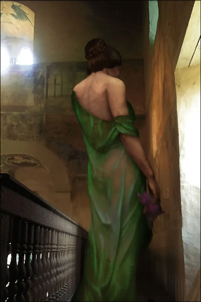 Woman In Green (Jlona Hiller), 1915