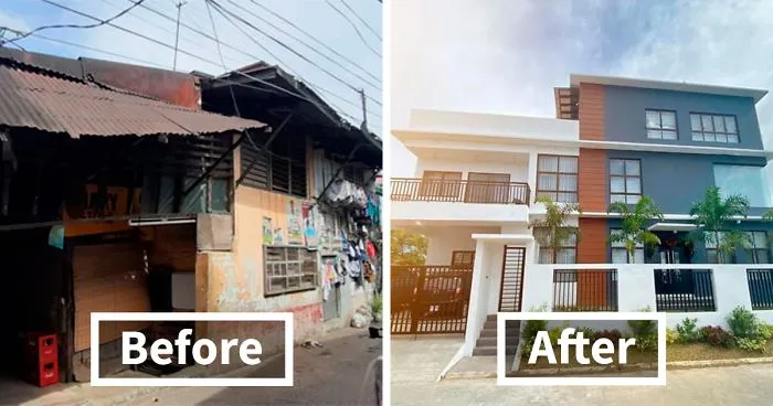 Adopted Son Repays The Poor Couple Who Took Him In As A Kid By Giving Them Their Dream Life, Goes Viral