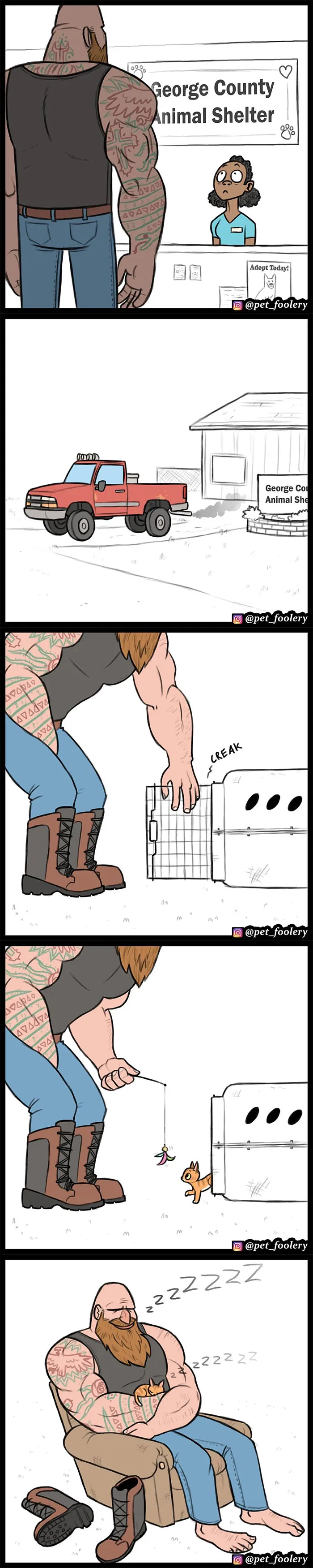 30 Funny Comics About Animals By Pet Foolery