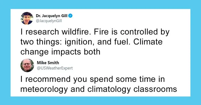Ecologist Serves A Massive Burn To Founder Of AccuWeather After He Tells Her To Get Educated