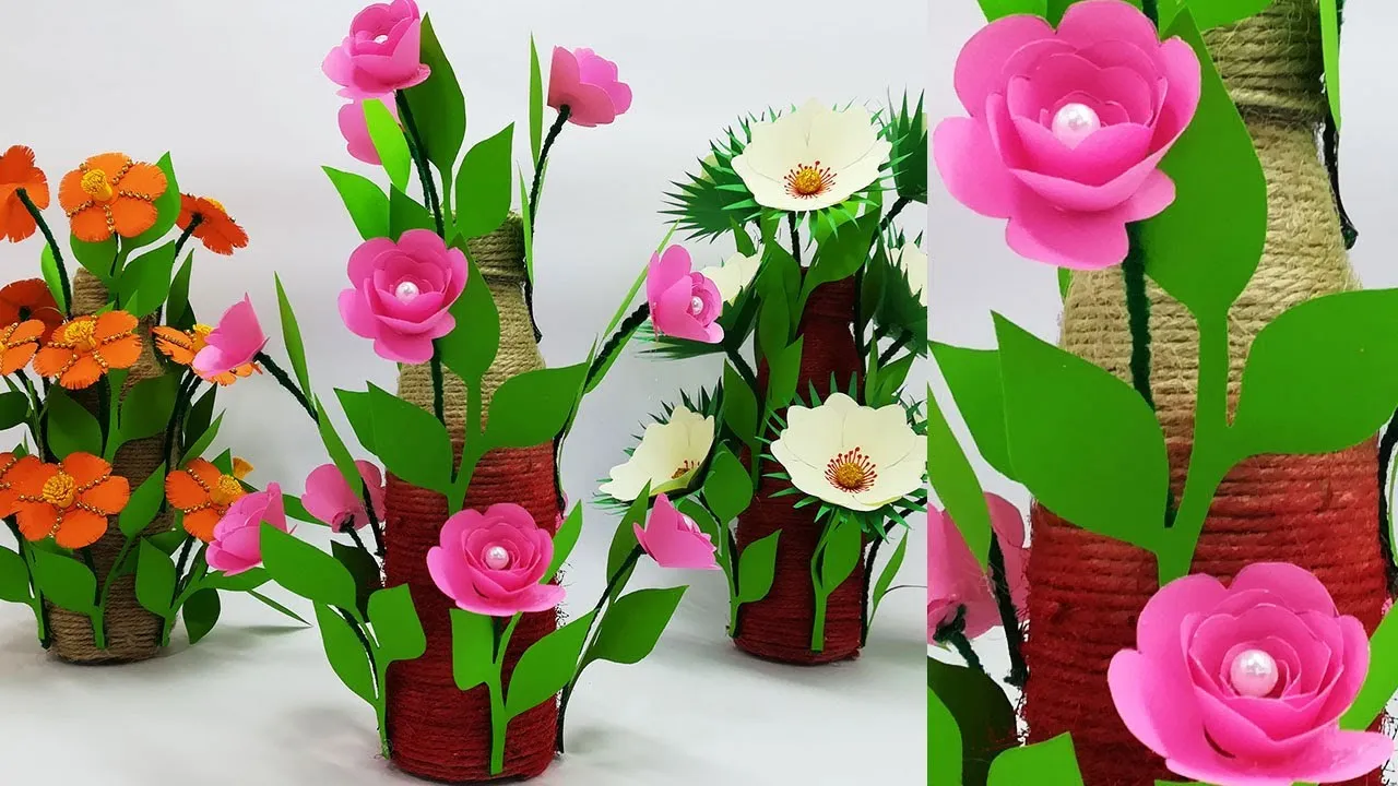 Easy And Beautiful Paper Flower Making Tutorial