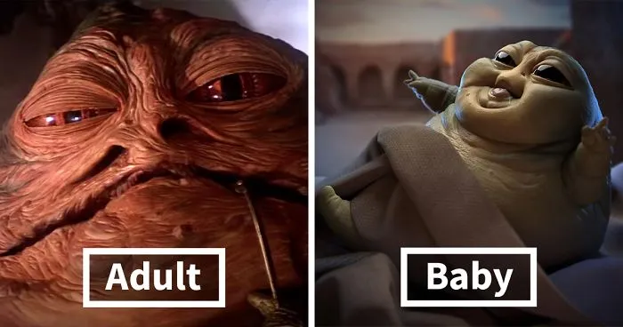Artist Creates Baby Jabba The Hutt And People Say It's As Disturbing As Baby Yoda Was Cute