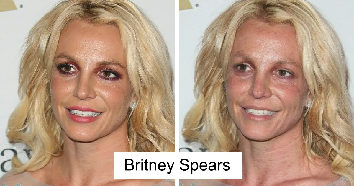 Esta app tiene un filtro para borrar el maquillaje, y la gente lo usa en celebridades (30 imágenes)