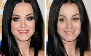 This App Has A Filter To Remove Makeup And People Are Using It To See How Celebrities Look Without It (30 Pics)